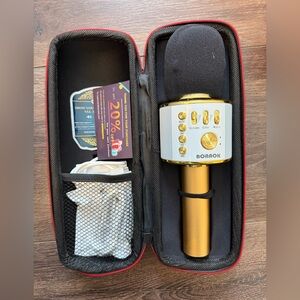 4 BONAOK Wireless Bluetooth Karaoke Microphone,3-in-1 Handheld Karaoke Mics